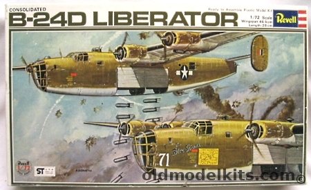 Revell 1/72 Convair B-24 Liberator 'Blue Streak' or Checkered Formation Ship - Japan Issue, H203-1000 plastic model kit